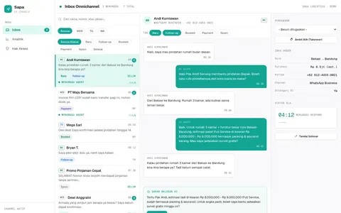 Screenshot of Sapa Inbox